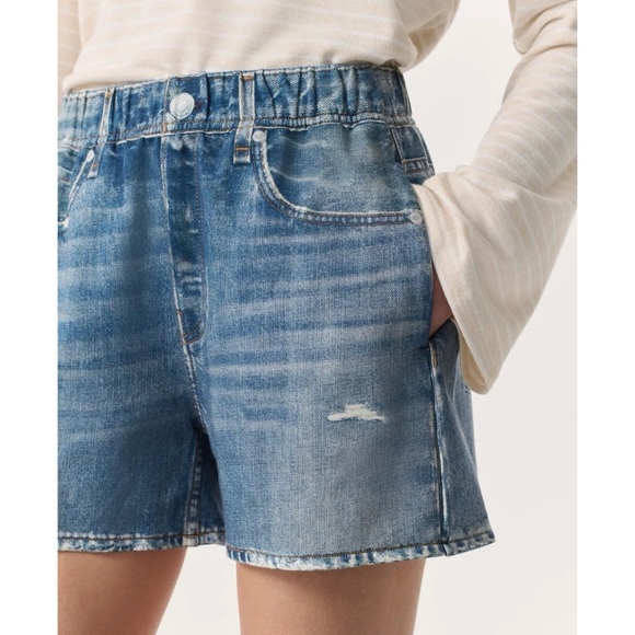 rag & bone Pants - NWT Rag & Bone Miramar Cotton Walking Jean Shorts Blue Small